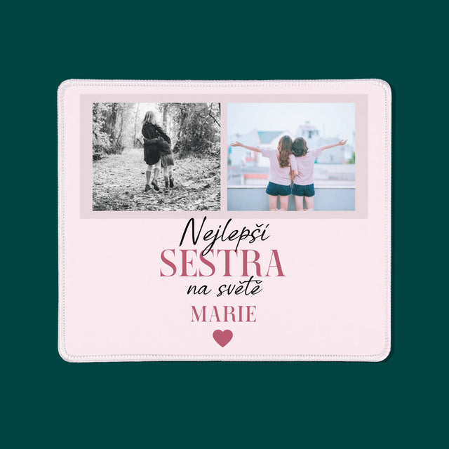 Fotokolaż: Najlepsza Siostra - Podkładka Pod Myszkę | CZ