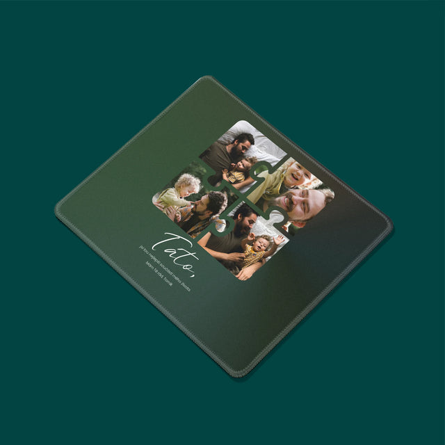 Fotokolaż: Puzzle Zdjęcia Dla Taty - Podkładka Pod Myszkę | CZ