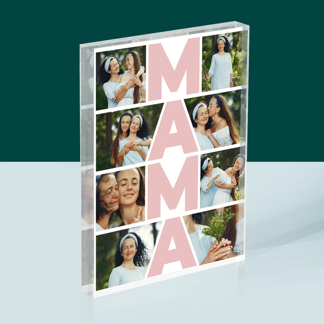 Fotokoláž: Mama Fotokoláž - Akrylový Blok (Vertikálne)
