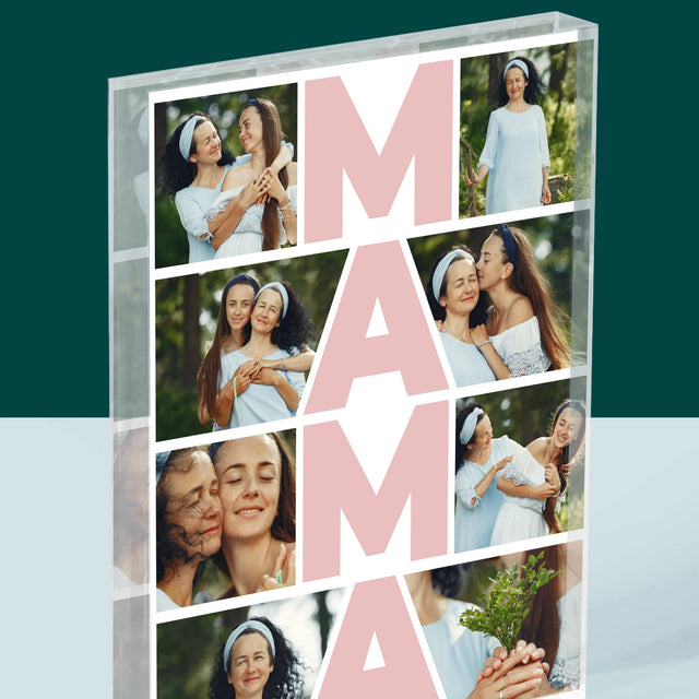 Fotokoláž: Mama Fotokoláž - Akrylový Blok (Vertikálne)