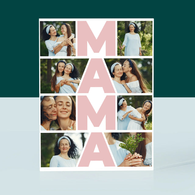 Fotokoláž: Mama Fotokoláž - Akrylový Blok (Vertikálne)