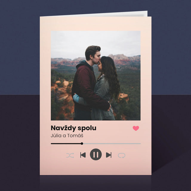 Fotografia A Podpis: Spotify S Tvojou Fotografiou - Kartička S Prianiami