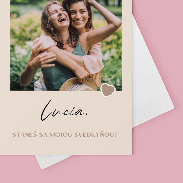 Fotografia A Podpis: Buď Mojou Svedkyňou - Kartička S Prianiami