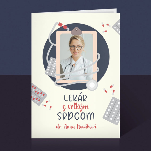 Fotografia A Podpis: Lekár S Veľkým Srdcom - Kartička S Prianiami