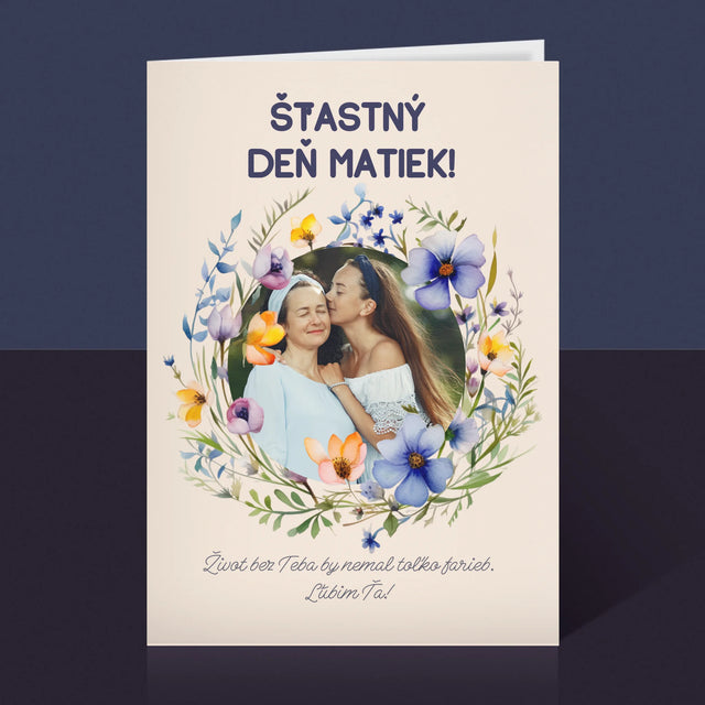 Fotografia A Podpis: Šťastný Deň Matiek - Kartička S Prianiami