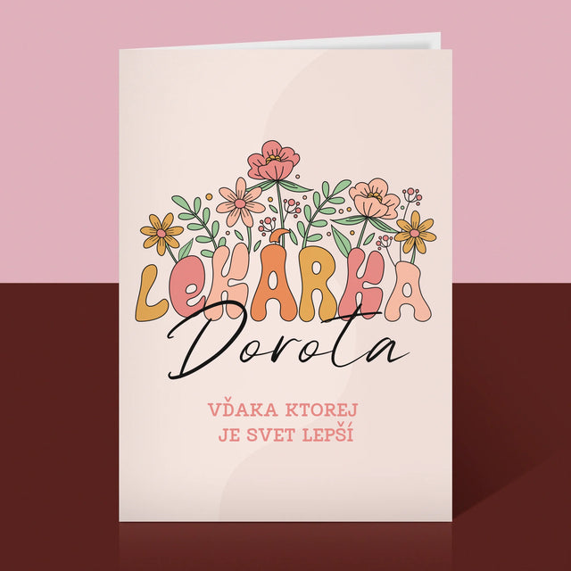 Meno A Podpis: Lekárka - Kartička S Prianiami