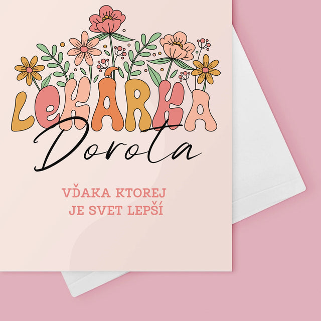 Meno A Podpis: Lekárka - Kartička S Prianiami