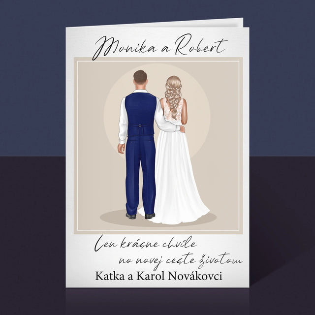 Tvorenie Postavy: Mladomanželia - Kartička S Prianiami