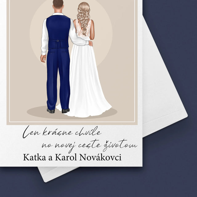 Tvorenie Postavy: Mladomanželia - Kartička S Prianiami