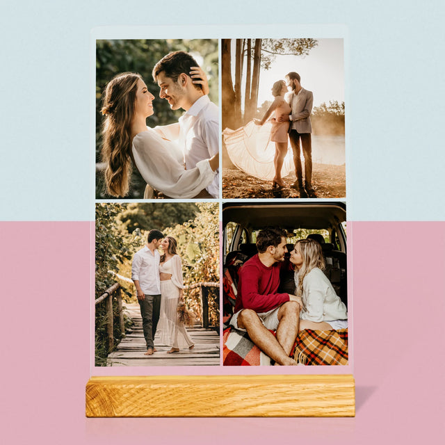 Fotokoláž: 4 Fotografie - Tlač Na Akrylové Sklo (Vertikálne)
