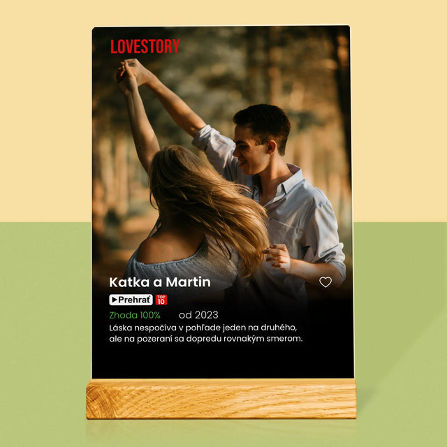 Fotografia A Podpis: Plagát Netflix - Tlač Na Akrylové Sklo (Vertikálne)