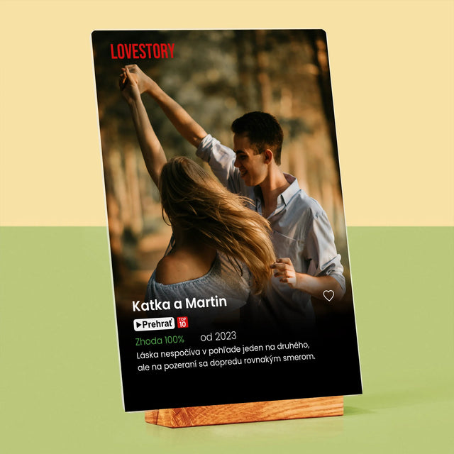 Fotografia A Podpis: Plagát Netflix - Tlač Na Akrylové Sklo (Vertikálne)