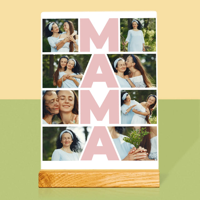 Fotokoláž: Mama Fotokoláž - Tlač Na Akrylové Sklo (Vertikálne)