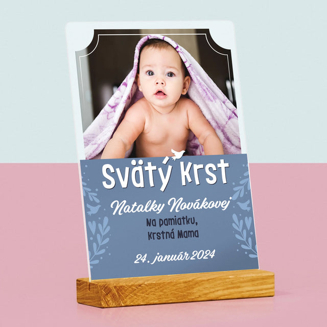 Fotografia A Podpis: Svätý Krst - Tlač Na Akrylové Sklo (Vertikálne)