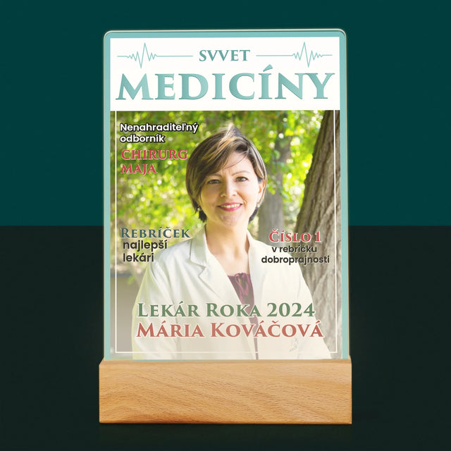 Obálka Časopisu: Svet Medicíny - Tlač Na Akrylové Sklo (Vertikálne)