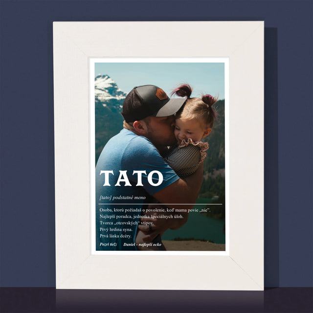 Fotografia A Podpis: Definícia Tato - Rámček Na Fotografiu (Vertikálne)