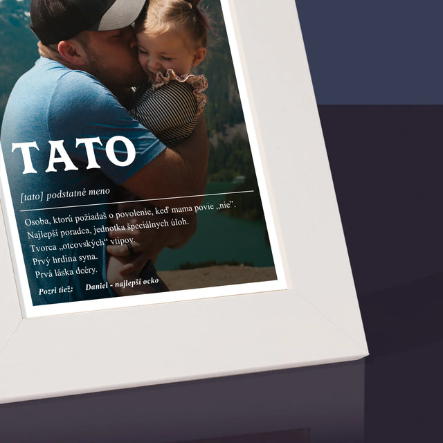 Fotografia A Podpis: Definícia Tato - Rámček Na Fotografiu (Vertikálne)