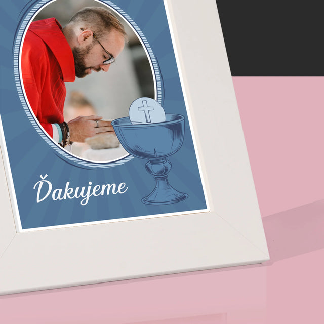 Meno A Podpis: Ďakujeme Vám - Rámček Na Fotografiu (Vertikálne)