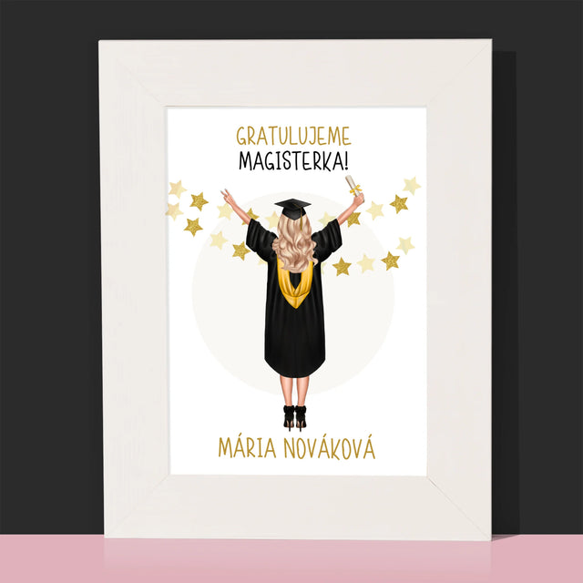 Tvorenie Postavy: Konečne Magister! - Rámček Na Fotografiu (Vertikálne)