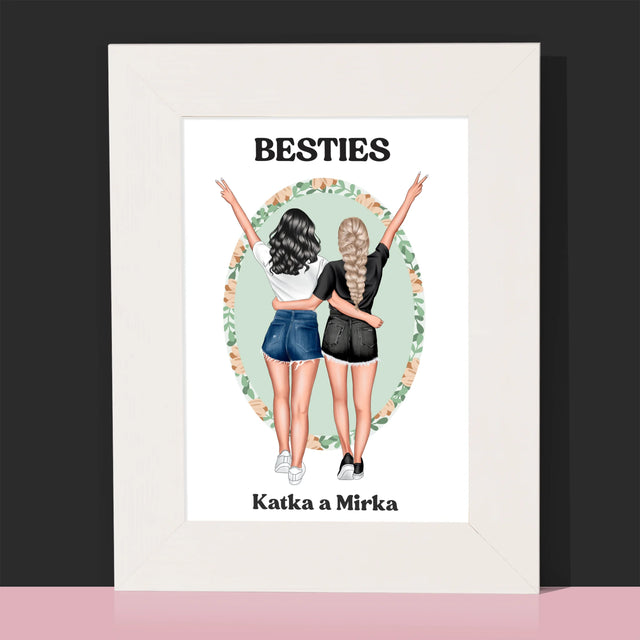 Tvorenie Postavy: Best Friends - Rámček Na Fotografiu (Vertikálne)