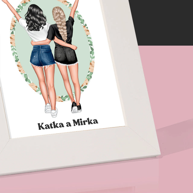 Tvorenie Postavy: Best Friends - Rámček Na Fotografiu (Vertikálne)