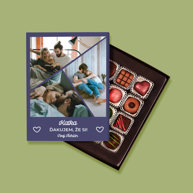 Fotokoláž: Ďakujem, Že Si - Pralinky