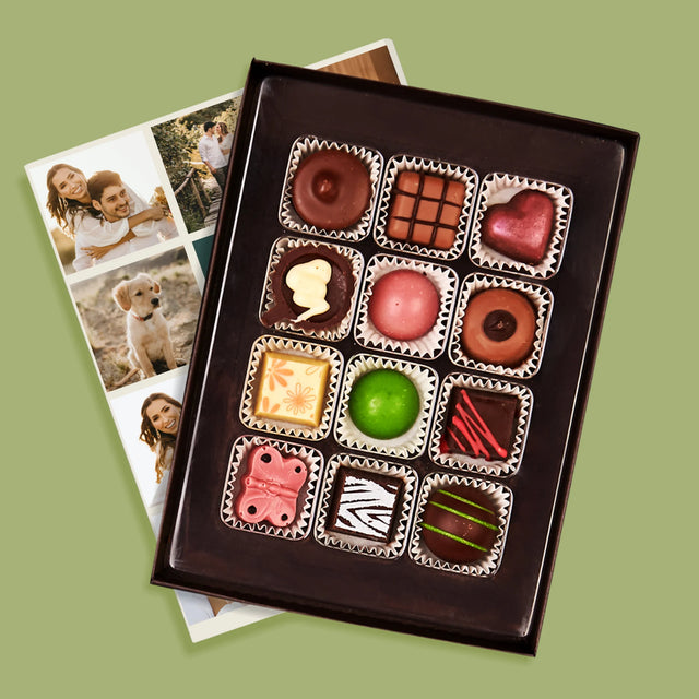 Fotokoláž: Milostná Koláž - Pralinky