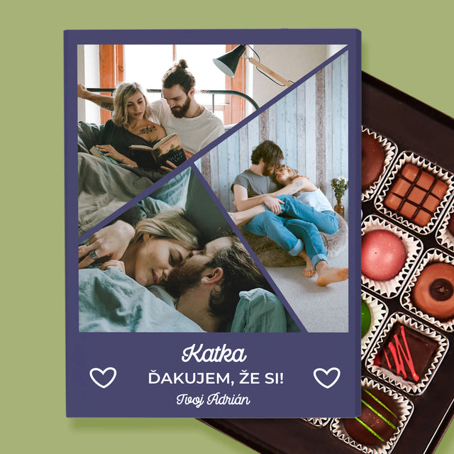 Fotokoláž: Ďakujem, Že Si - Pralinky