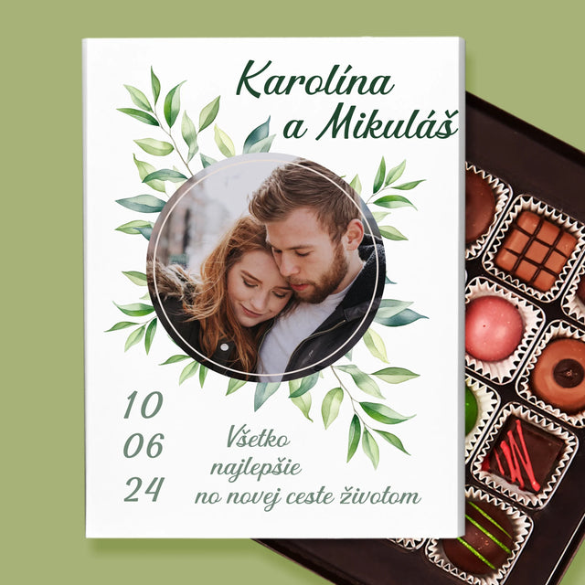 Fotografia A Podpis: Svadobné Lístky - Pralinky