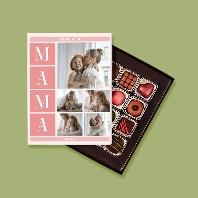 Fotokoláž: Najlepšia Mama Koláž - Pralinky