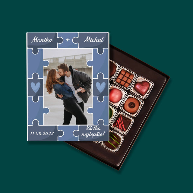 Fotografia A Podpis: Puzzle + Fotografia - Pralinky