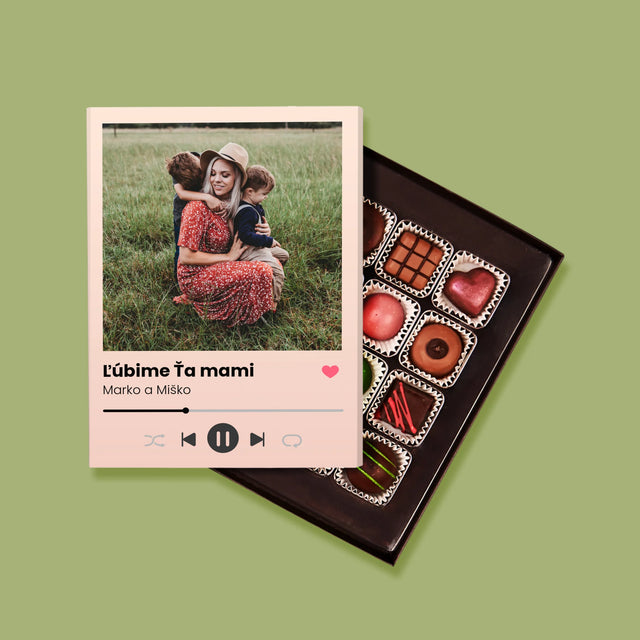 Fotografia A Podpis: Ľúbime Ťa Mami - Pralinky