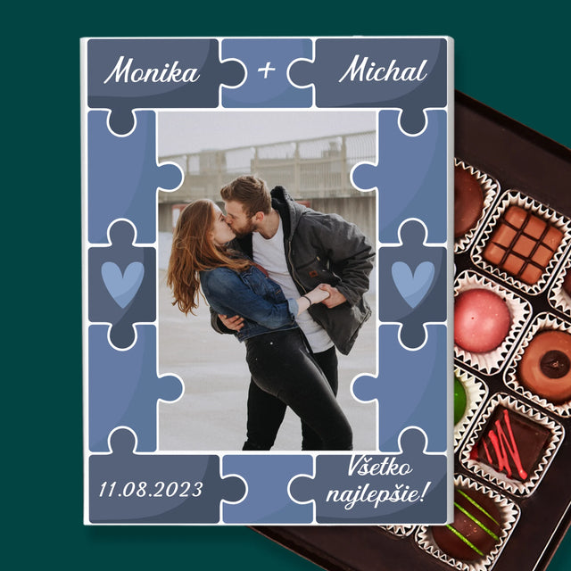 Fotografia A Podpis: Puzzle + Fotografia - Pralinky