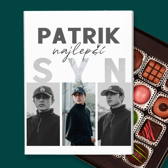 Fotokoláž: Najlepší Syn - Pralinky