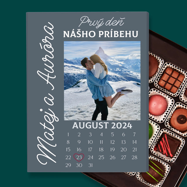 Fotografia A Podpis: Prvý Deň Nášho Príbehu - Pralinky