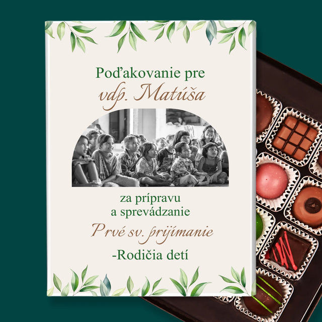 Fotografia A Podpis: Poďakovanie Božiemu Služobníkovi - Pralinky