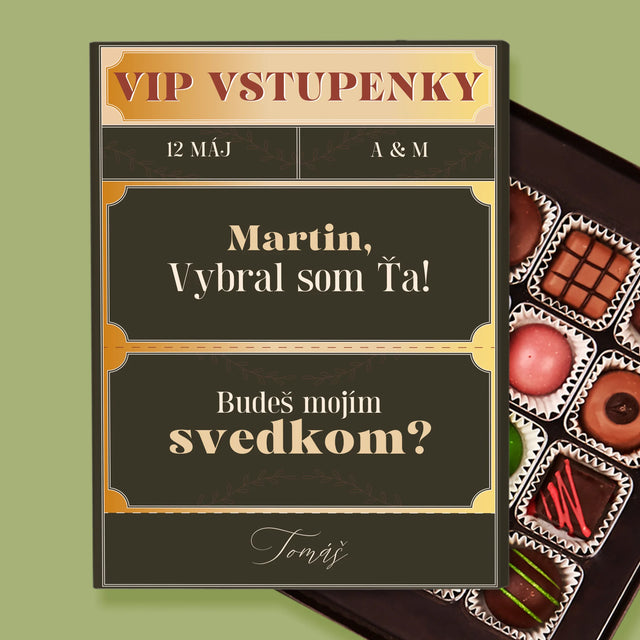 Meno A Podpis: Vip Vstupenky Svedok - Pralinky
