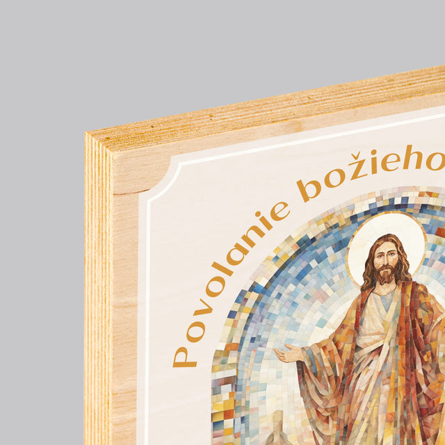 Meno A Podpis: Povolanie Božieho Služobníka - Tlač Na Drevo (Vertikálne)