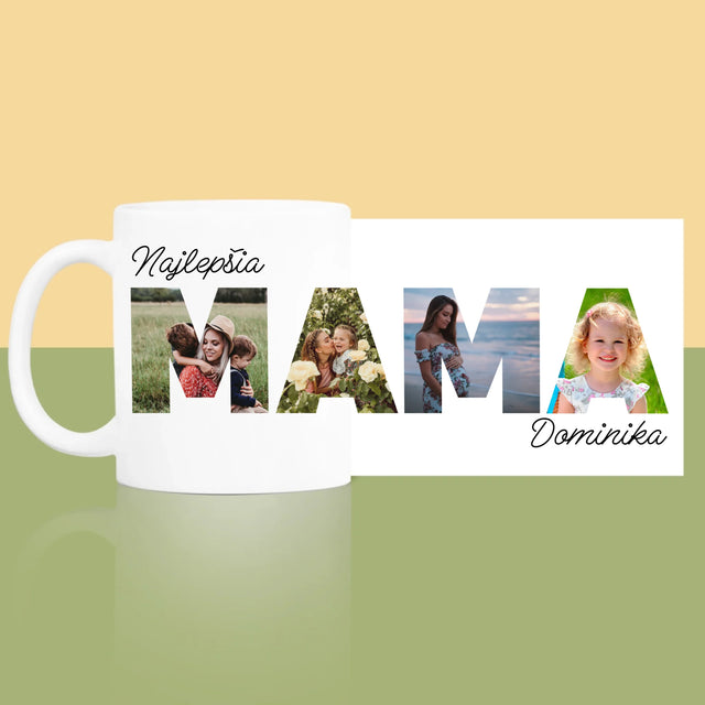 Slovo Z Fotografií: Mama Z Tvojich Fotografií - Hrnček