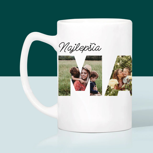 Slovo Z Fotografií: Mama Z Tvojich Fotografií - Hrnček