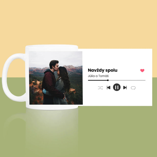 Fotografia A Podpis: Spotify S Tvojou Fotografiou - Hrnček