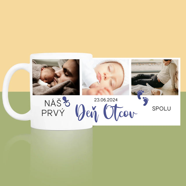 Fotokoláž: Prvý Deň Otcov - Hrnček