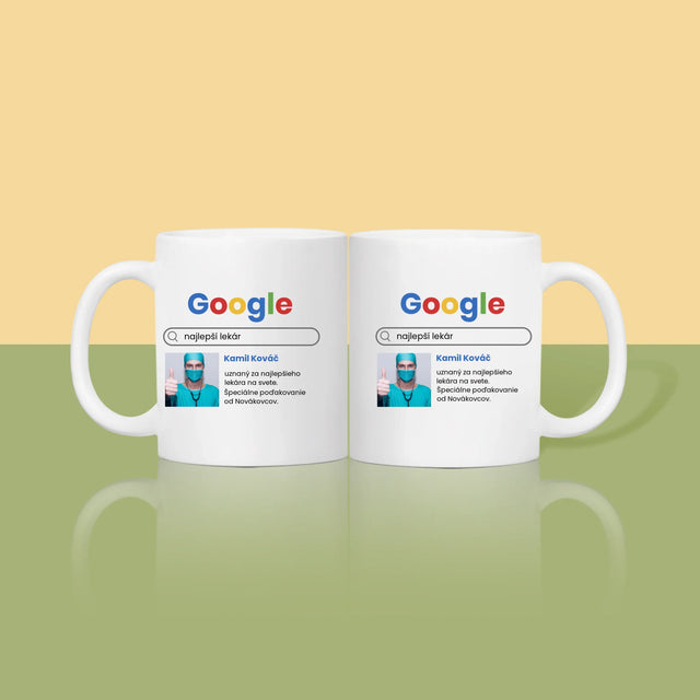 Fotografia A Podpis: Najlepší Lekár Výsledok Google - Hrnček