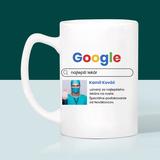 Fotografia A Podpis: Najlepší Lekár Výsledok Google - Hrnček