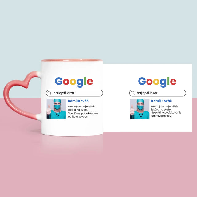 Fotografia A Podpis: Najlepší Lekár Výsledok Google - Hrnček