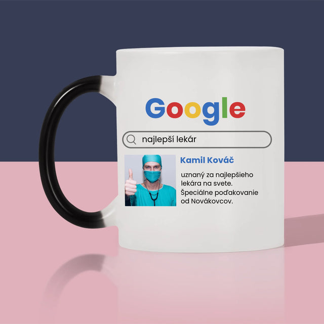 Fotografia A Podpis: Najlepší Lekár Výsledok Google - Hrnček