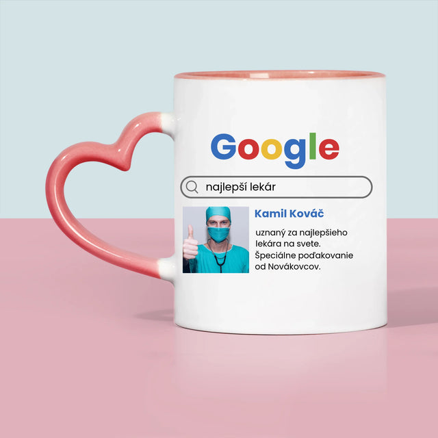 Fotografia A Podpis: Najlepší Lekár Výsledok Google - Hrnček