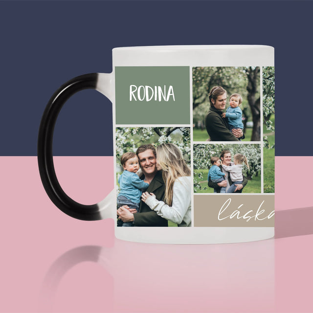Fotokoláž: Rodinná Koláž Z Fotiek - Hrnček