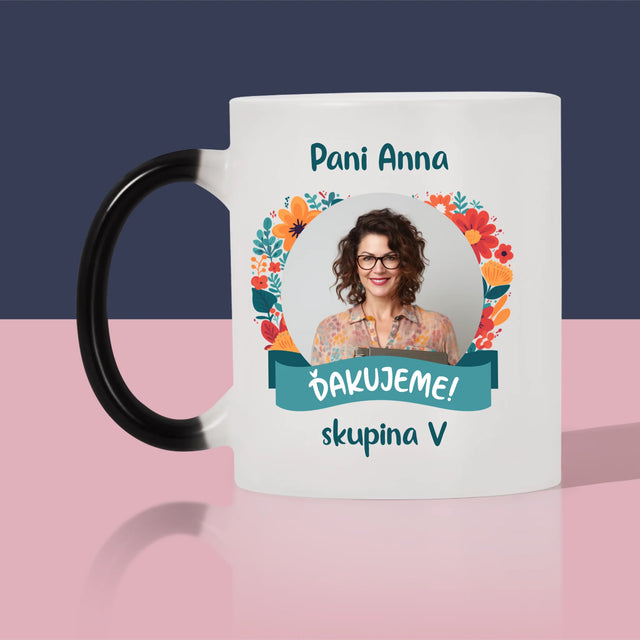 Fotografia A Podpis: Poďakovanie Pani Učiteľke V Škôlke - Hrnček