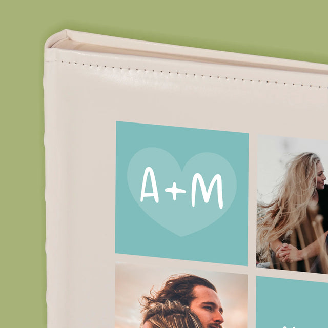 Fotokoláž: Milujem Ťa Iniciály - Album Na Fotografie